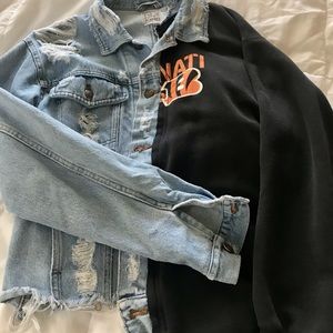 Lf furst of a kind Cincinnati jean jacket
